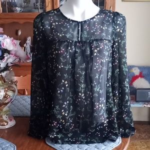 Banana Republic Floral Blouse